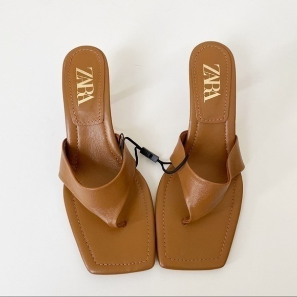 NWT Zara camel shoes - Picture 5 of 8